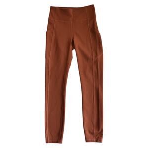 Lululemon Invigorate High-Rise Tight 25" Dark Terracotta Leggings Size 4